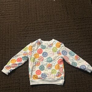 Little Sleepies Positive Vibes Smiley Sweatshirt